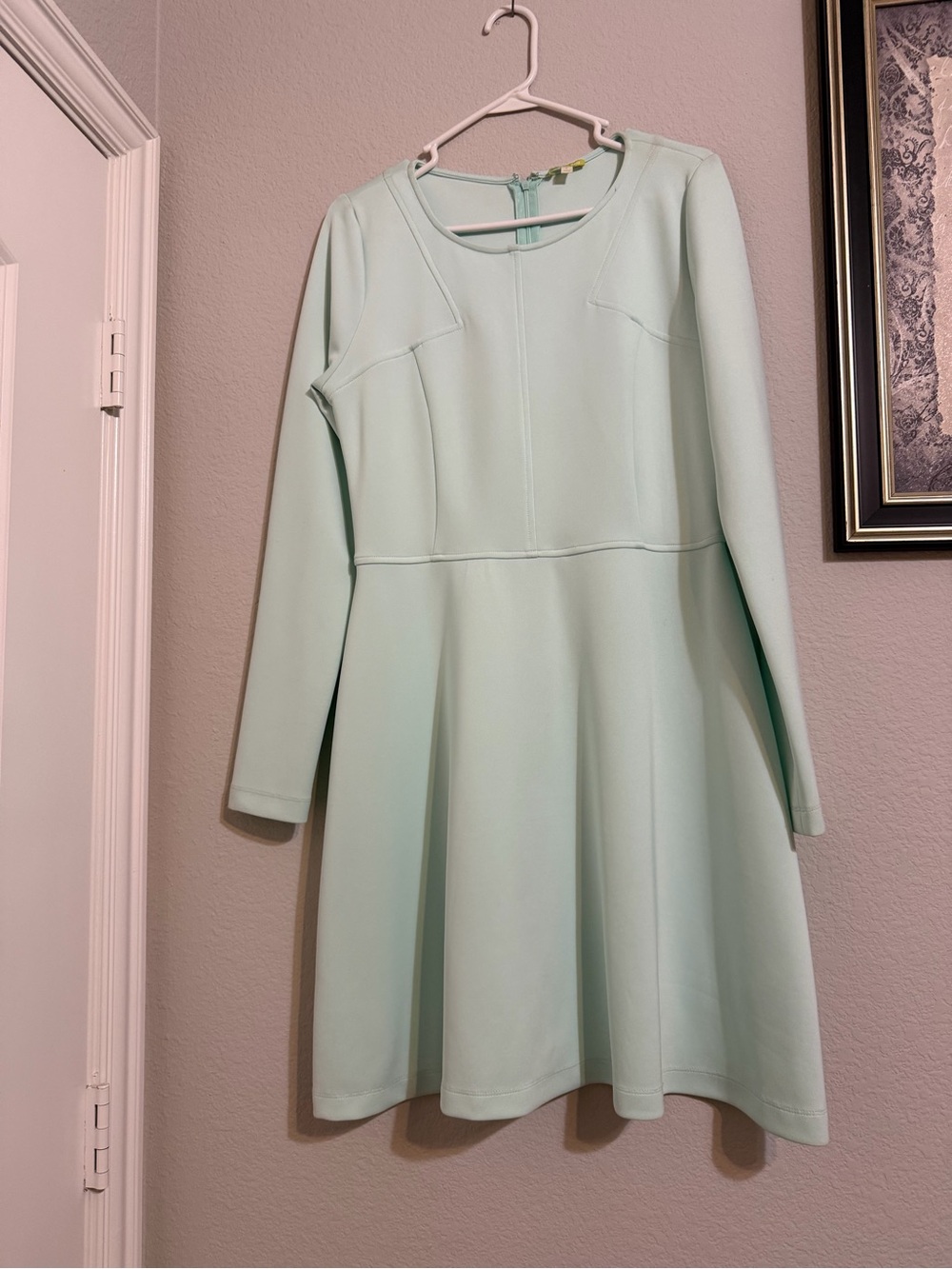 Gianni Bini Mint Green Long Sleeve Midi Dress